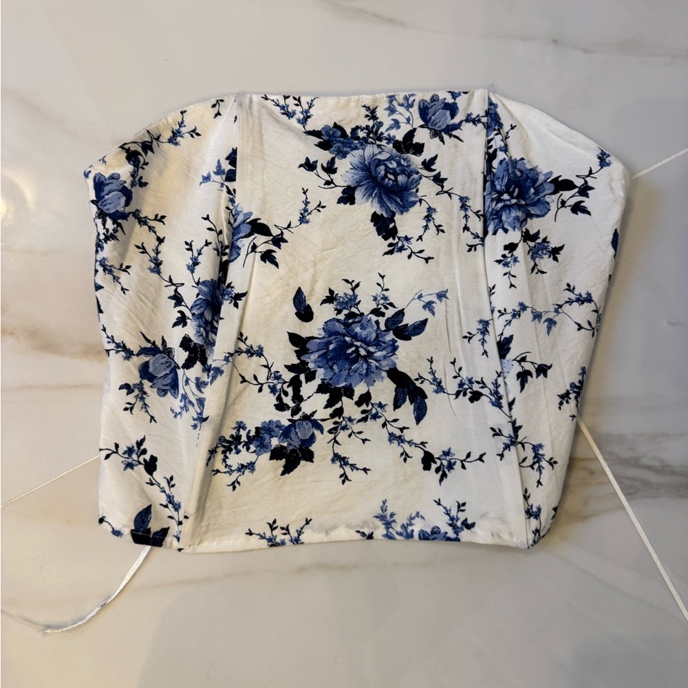 Sienna Sky Blue Floral Blouse